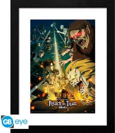 Attack on Titan Framed Print - S4 Key Art 3 voor de Merchandise kopen op nedgame.nl
