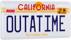 Back to the Future OUTATIME License Plate Replica voor de Merchandise kopen op nedgame.nl