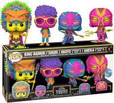 Black Panther: Wakanda Forever Funko Vinyl 4-Pack: King Namor / Shuri / Okoye (Midnight Angel) / Aneka (Midnight Angel) (Blackli voor de Merchandise kopen op nedgame.nl
