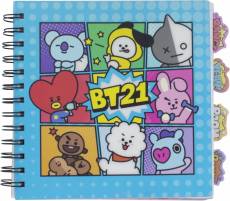 BT21 - Notebook with Dividers voor de Merchandise kopen op nedgame.nl