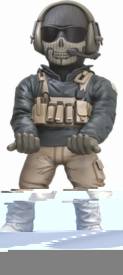 Cable Guys Call of Duty - Lt. Simon Ghost Riley voor de Merchandise kopen op nedgame.nl