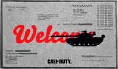Call of Duty Black Ops Cold War - Welcome Door Mat voor de Merchandise kopen op nedgame.nl