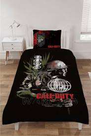 Call of Duty Warning 2 Persoons Dekbedovertrek (200cm x 200cm) voor de Merchandise kopen op nedgame.nl