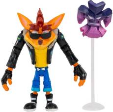 Crash Bandicoot - Biker Crash With Akano Mask Figure voor de Merchandise kopen op nedgame.nl