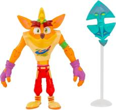 Crash Bandicoot - Retro Crash with Ika Ika Mask Figure voor de Merchandise kopen op nedgame.nl