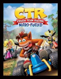 Crash Bandicoot Framed Print - Team Racing Box Art (30x40cm)(schade aan product) voor de Merchandise kopen op nedgame.nl
