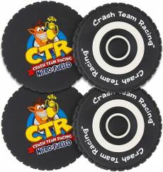 Crash Team Racing Nitro-Fueled - Tire Coaster Set voor de Merchandise kopen op nedgame.nl