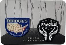 Death Stranding - Bridges/Fragile Promo Pin Badge Set voor de Merchandise kopen op nedgame.nl