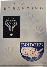 Death Stranding - Bridges/Fragile Promo Sticker Sheet voor de Merchandise kopen op nedgame.nl