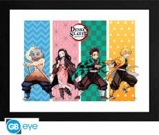 Demon Slayer Framed Print - Group voor de Merchandise kopen op nedgame.nl