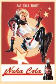 Fallout - Nuka Cola Pin-Up Tin Sign Replica voor de Merchandise kopen op nedgame.nl