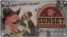 Fallout - Sunset Sarsaparilla Metal Plaque voor de Merchandise kopen op nedgame.nl