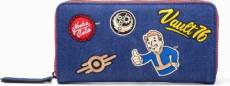 Fallout - Vault 76 Denim Zip Around Wallet With Patches voor de Merchandise kopen op nedgame.nl