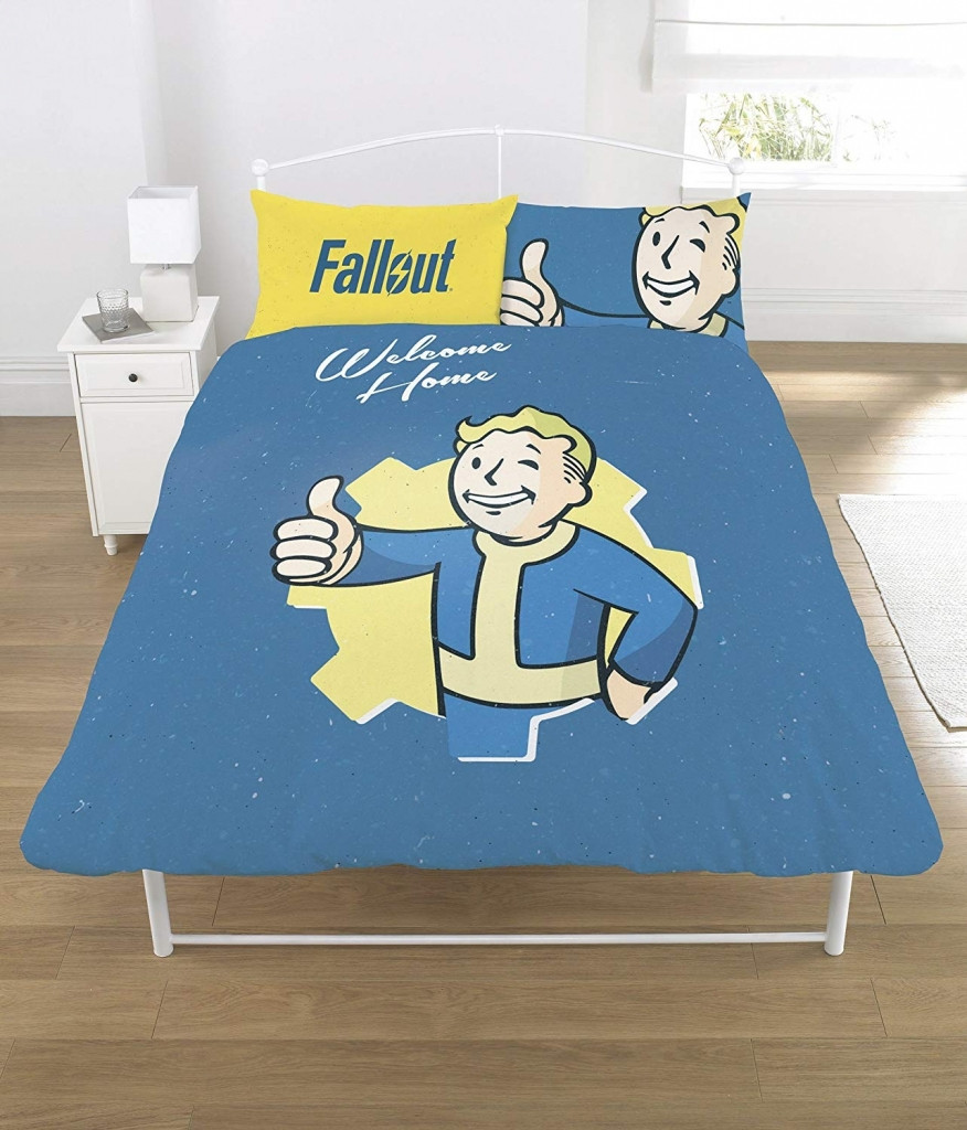 Geletterdheid Slink thee Nedgame gameshop: Fallout Dekbedovertrek 'Vault Boy' 200x200cm  (Merchandise) kopen
