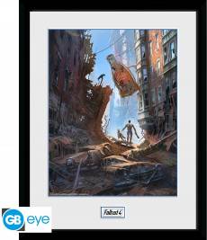Fallout Framed Print - Street Scene (30x40cm) voor de Merchandise kopen op nedgame.nl
