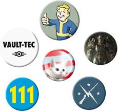 Fallout Pin Badge Pack voor de Merchandise kopen op nedgame.nl