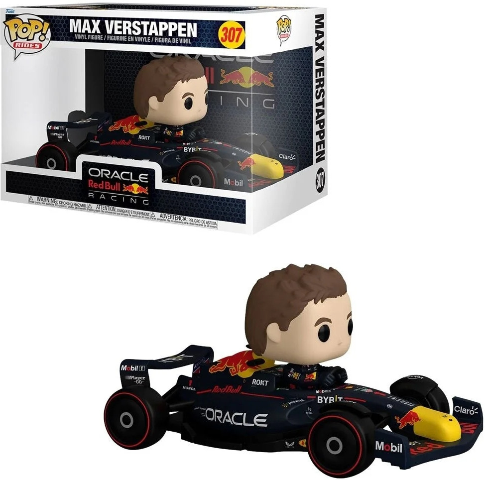 Funko POP! Rides Super Deluxe: Formula 1 - Max Verstappen 4-in Vinyl Figure