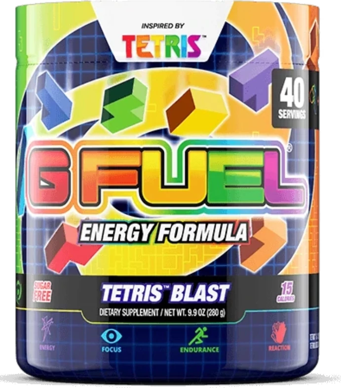 GFuel Energy Formula - Tetris Blast Tub voor de Merchandise kopen op nedgame.nl