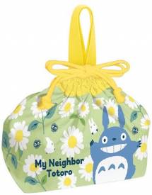 Ghibli - My Neighbour Totoro: Totoro Daisies Drawstring Lunch Bag voor de Merchandise kopen op nedgame.nl