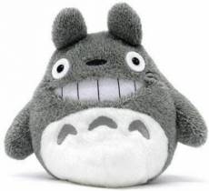 Ghibli - Totoro Smiling Pluche Grey 17cm voor de Merchandise kopen op nedgame.nl