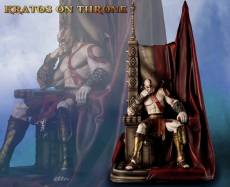 God of War: Kratos on Throne Statue voor de Merchandise kopen op nedgame.nl