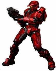 Halo Play Arts Kai Spartan Mark V Red voor de Merchandise kopen op nedgame.nl