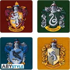 Harry Potter - 4 Houses Coasters voor de Merchandise kopen op nedgame.nl