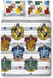 Harry Potter - Hogwarts Houses 2 Persoons Duvet Set (200cm x 200cm) voor de Merchandise kopen op nedgame.nl