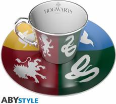 Harry Potter - Houses Mirror Mug & Plate Set voor de Merchandise kopen op nedgame.nl