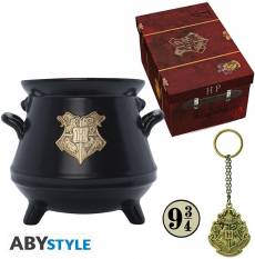 Harry Potter - Premium Mug + 3d Keychain + Pin Suitcase Giftset voor de Merchandise kopen op nedgame.nl