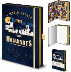 Harry Potter - Rather be at Hogwarts Premium A5 Notebook voor de Merchandise kopen op nedgame.nl