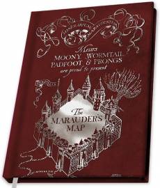 Harry Potter A5 Notebook - Marauder's Map voor de Merchandise kopen op nedgame.nl