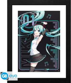 Hatsune Miku Framed Print - 01 voor de Merchandise kopen op nedgame.nl