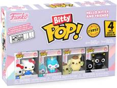 Hello Kitty and Friends Funko Bitty Pop! 4-Pack: Hello Kitty (Classic) / Cinnamoroll / Pompompurin / Chococat voor de Merchandise kopen op nedgame.nl