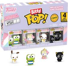 Hello Kitty and Friends Funko Bitty Pop! 4-Pack: Keroppi / Hello Kitty / Pochacco / Chase Figuur voor de Merchandise preorder plaatsen op nedgame.nl