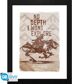 Horizon Forbidden West Framed Print - No Depths voor de Merchandise kopen op nedgame.nl