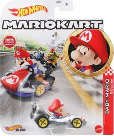 Hot Wheels Mario Kart - Baby Mario B-Dasher voor de Merchandise kopen op nedgame.nl
