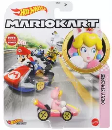Hot Wheels Mario Kart - Cat Peach Standard Kart voor de Merchandise kopen op nedgame.nl