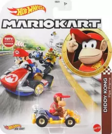 Hot Wheels Mario Kart - Diddy Kong Pipe Frame Kart voor de Merchandise kopen op nedgame.nl