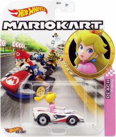 Hot Wheels Mario Kart - Peach P-Wing Kart voor de Merchandise kopen op nedgame.nl