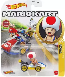 Hot Wheels Mario Kart - Toad Standard Kart voor de Merchandise kopen op nedgame.nl