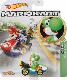 Hot Wheels Mario Kart - Yoshi Standard Kart voor de Merchandise kopen op nedgame.nl
