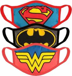 Justice League - Face Masks (3 Pack) voor de Merchandise kopen op nedgame.nl