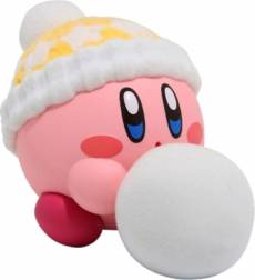 Kirby Fluffy Puffy Mine Figure - Kirby with Snowball voor de Merchandise kopen op nedgame.nl
