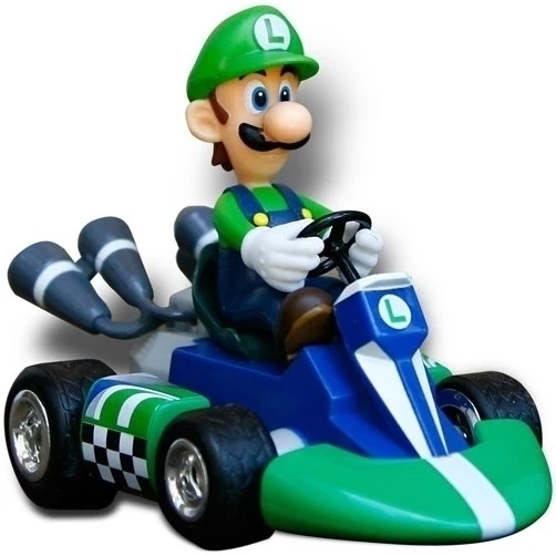 rouw Torrent Habitat Mario Kart Wii Pull-Back Racer - Luigi (Merchandise) kopen - Nedgame