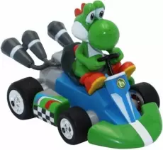 Mario Kart Wii Pull-Back Racer - Yoshi voor de Merchandise kopen op nedgame.nl