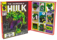 Marvel - Hulk Retro Pin Badge Set voor de Merchandise kopen op nedgame.nl