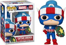 Marvel Funko Pop Vinyl: Captain America (Holiday) voor de Merchandise kopen op nedgame.nl