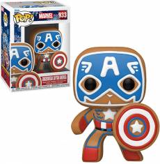 Marvel Funko Pop Vinyl: Gingerbread Captain America voor de Merchandise kopen op nedgame.nl