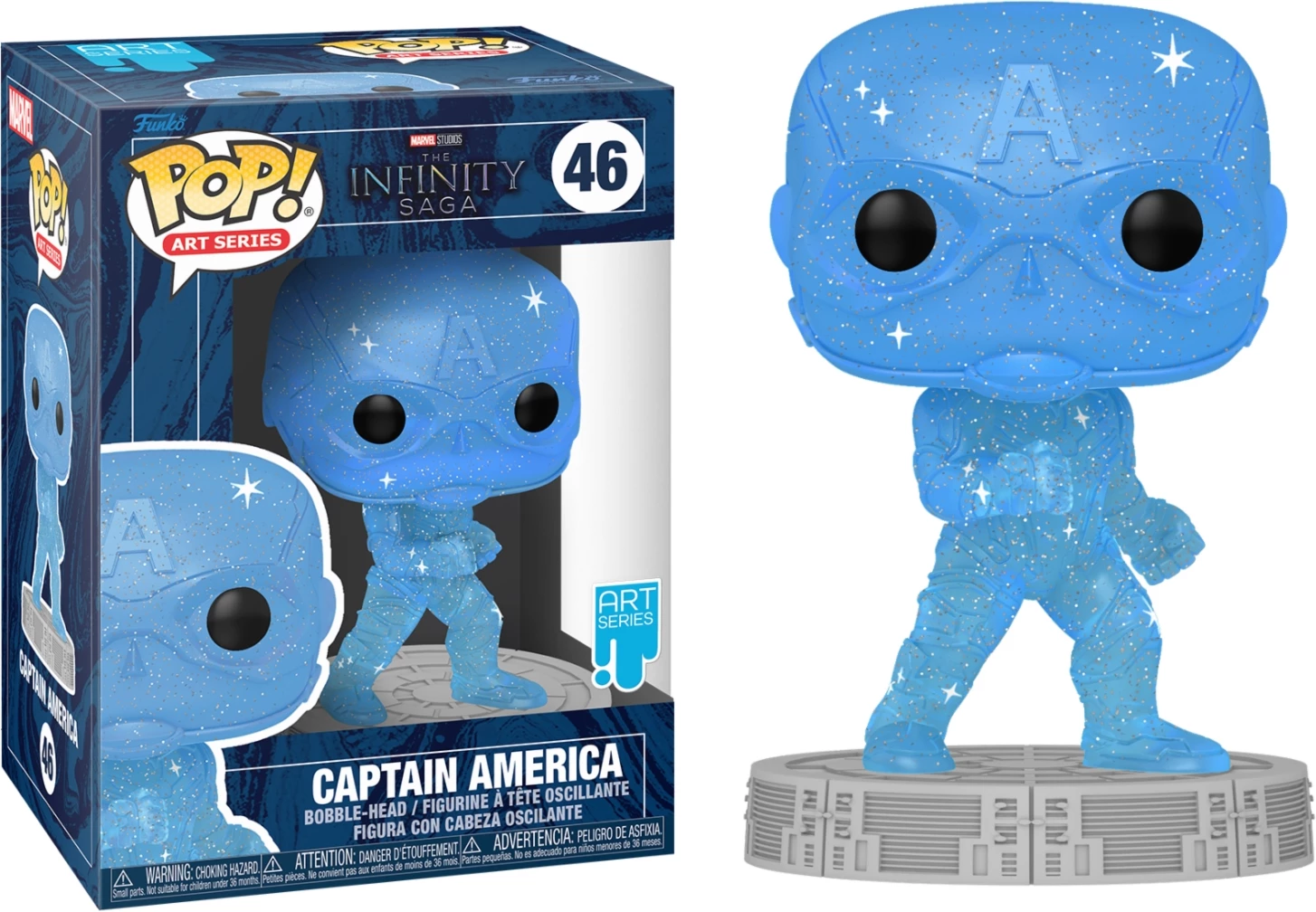 Marvel The Infinity Saga Art Series Pop Vinyl: Captain America (46) voor de Merchandise kopen op nedgame.nl